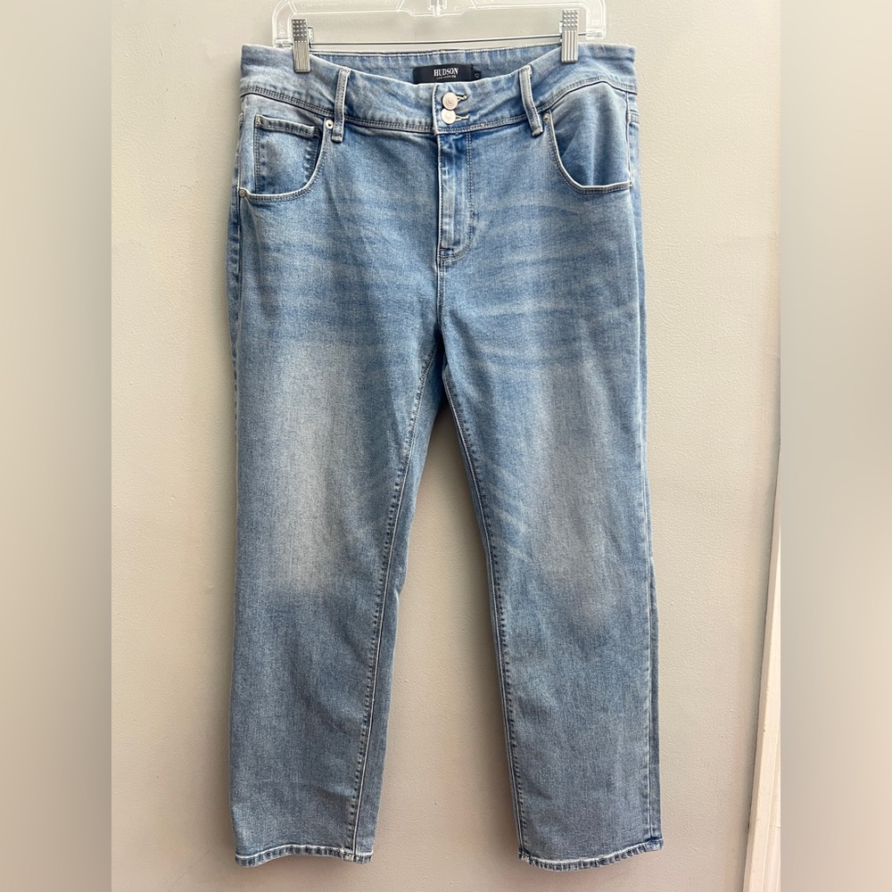 Hudson Slim Straight Leg Jean, Size 12